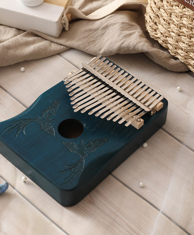 Kalimba Holz Phönix blau