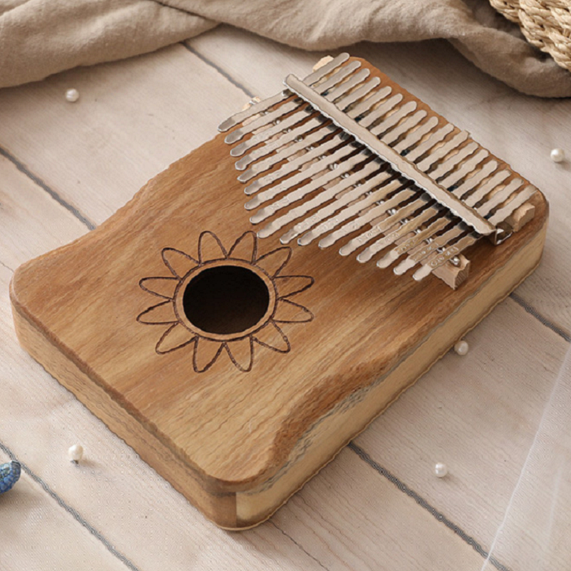 Kalimba Holz Sonne hell