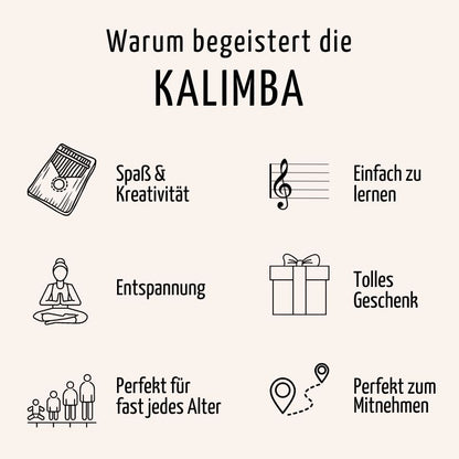 Kalimba Vorteile