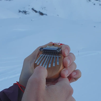 Mini-Kalimba Oval 8 Zungen - Happyana